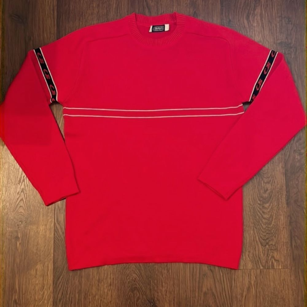 CB Sports 1986 Vintage Retro Sweater 100% Wool M/L